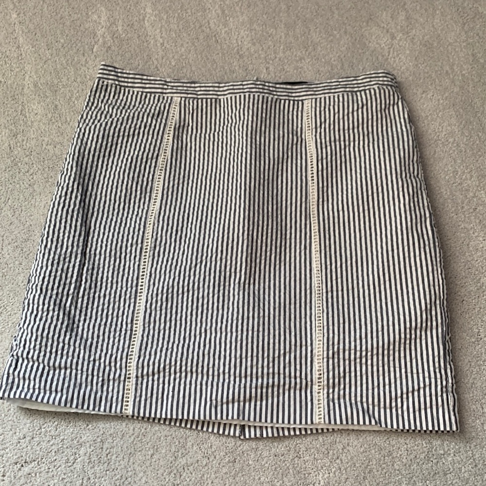 Pinstripe skirt